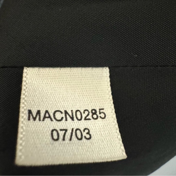 Silk Sleeveless Black Low V Neck Wrap Top - Picture 9 of 9